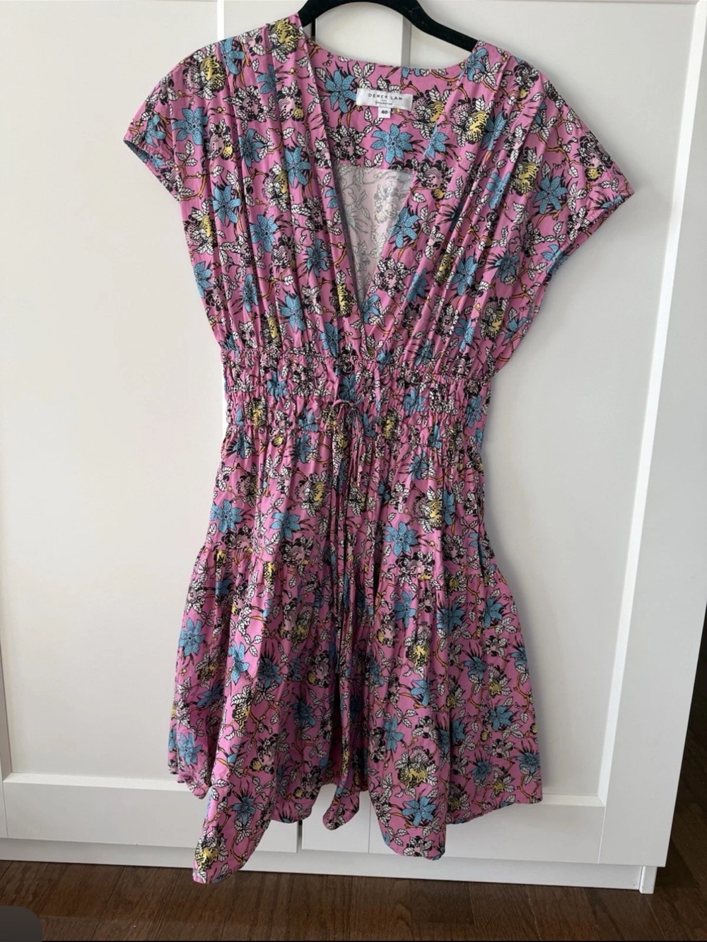 Derek Lam Front Tie Floral Dress Size 40 (S/M)